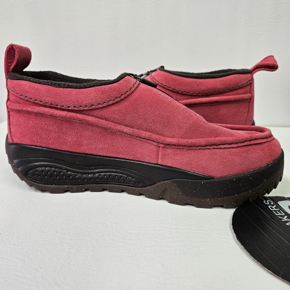 Nike ACG Izy Suede Zipper Rush Pink Black Moccasin FV4317 600 Men's Size 9.5